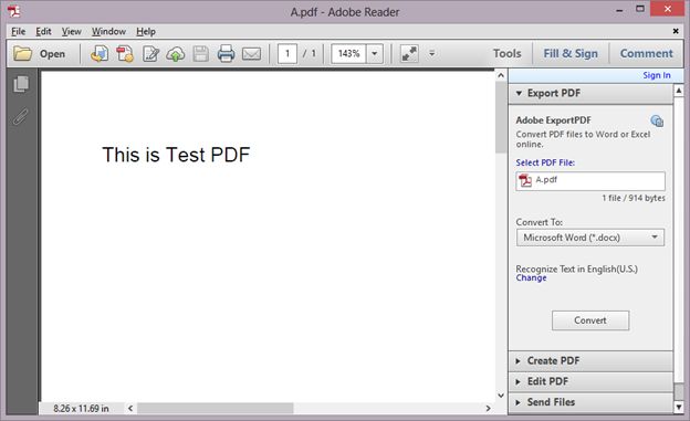 text in the PDF file